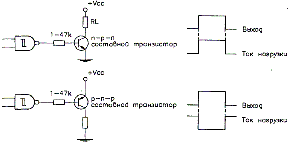 Составные транзисторы в выходном каскаде